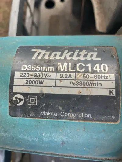 Sierra trazadora  Makita MLC140 355mm 2000W - miniatura 2