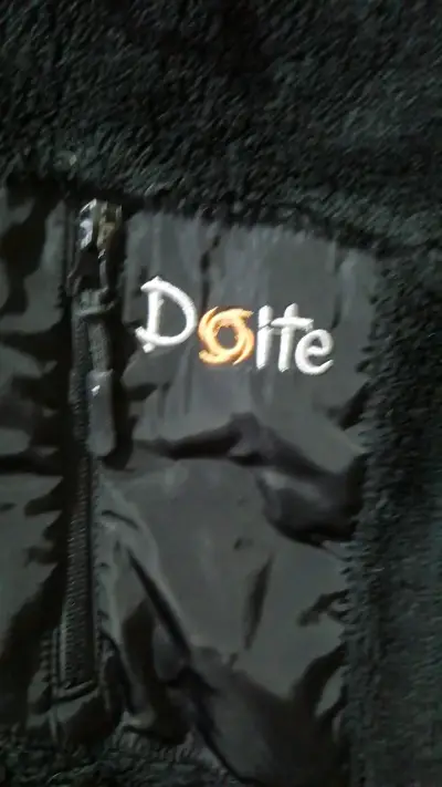 Chaqueta polar negra Doite con capucha - miniatura 3