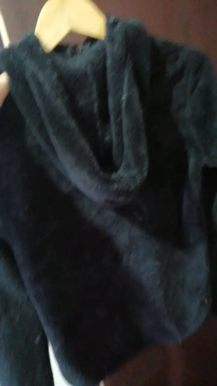 Chaqueta polar negra Doite con capucha - 4