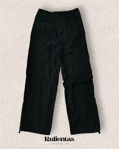 Conjunto Top Rojo y Pantalón Negro Estilo Urb (S) - miniatura 5