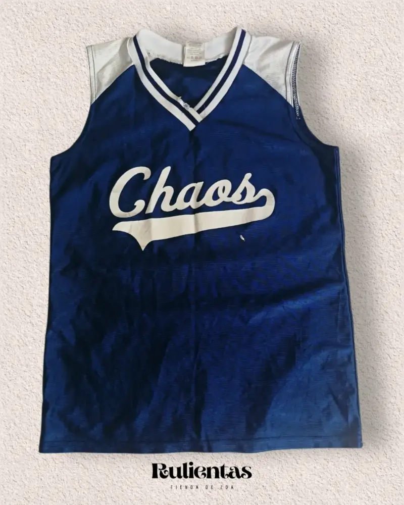 Polera de béisbol azul (S) y basketball (M) - 4