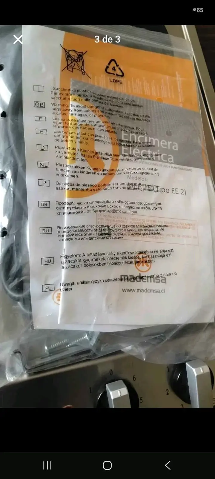 Cocina eléctrica doble Mademsa en buen estado - 2
