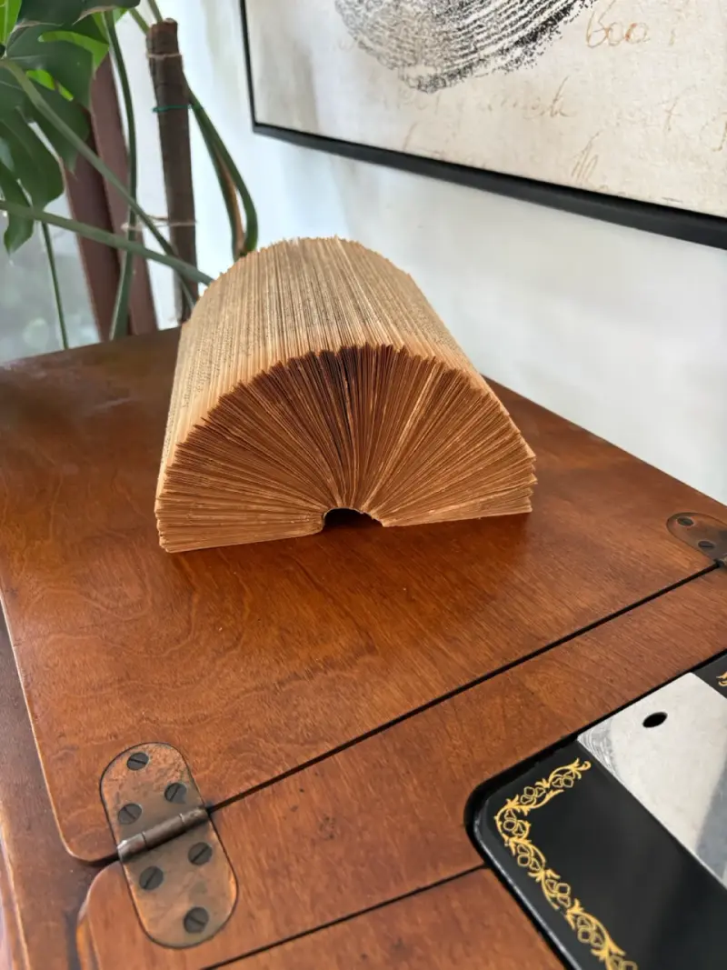 Escultura de libro plegado - 2