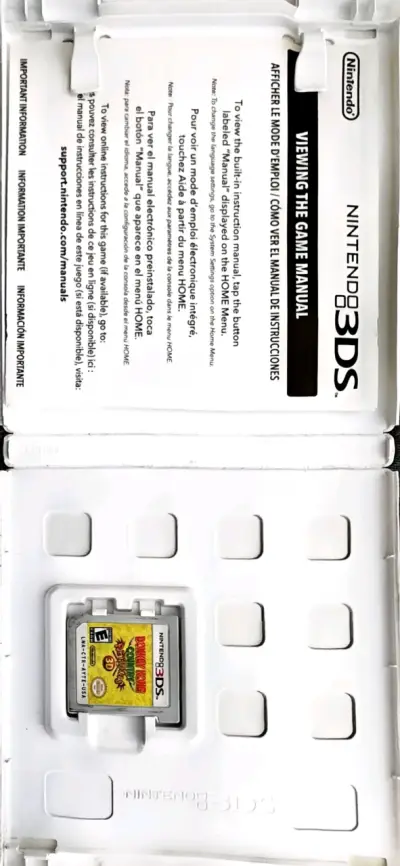 Juego Nintendo 3DS Donkey Kong Country Returns 3D - miniatura 2