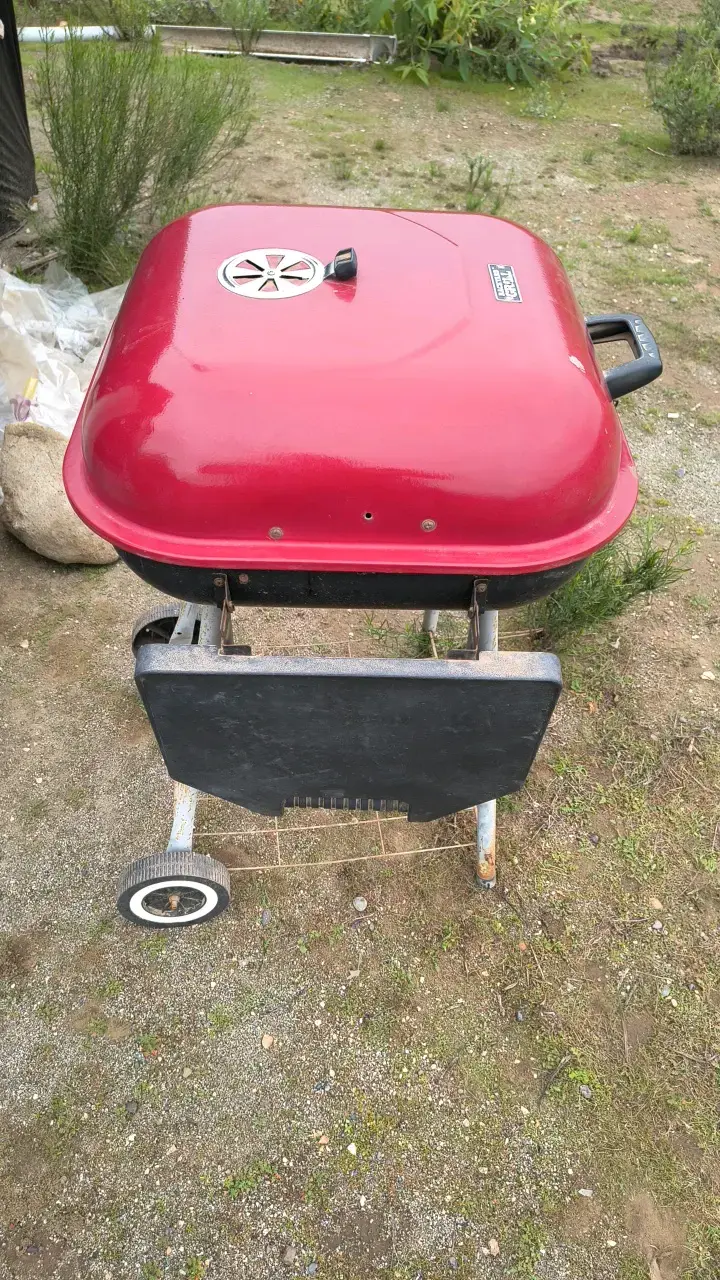 Parrilla de carbón Backyard Grill roja - 1