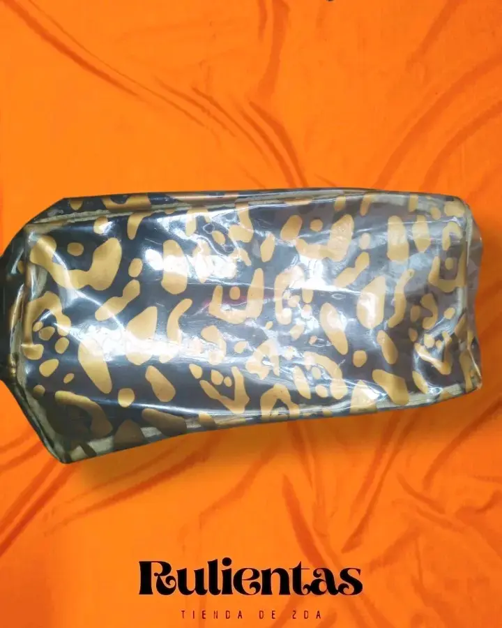 Bolso tote transparente con estampado animal print - 5