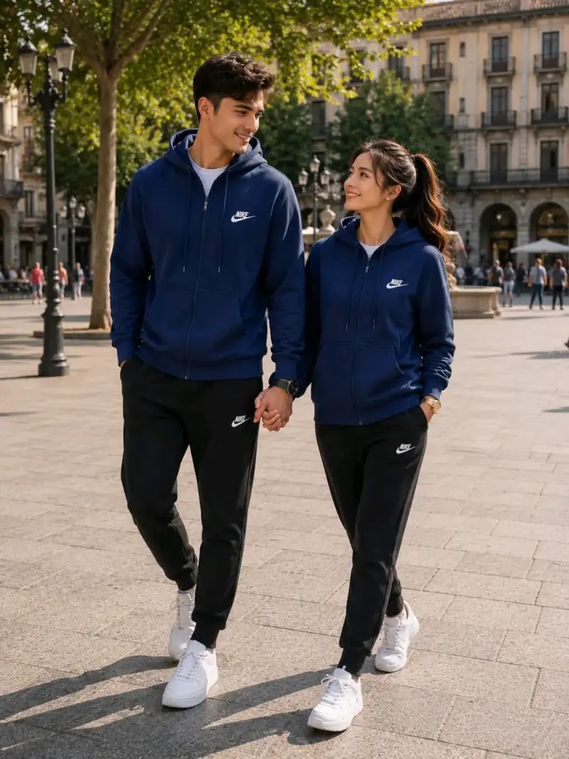 Conjunto deportivo unisex Nike con capucha - 3
