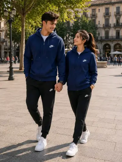 Conjunto deportivo unisex Nike con capucha - miniatura 3