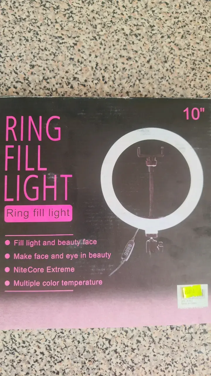 Aro de Luz LED 10 pulgadas con Temperatura Ajustable - 1