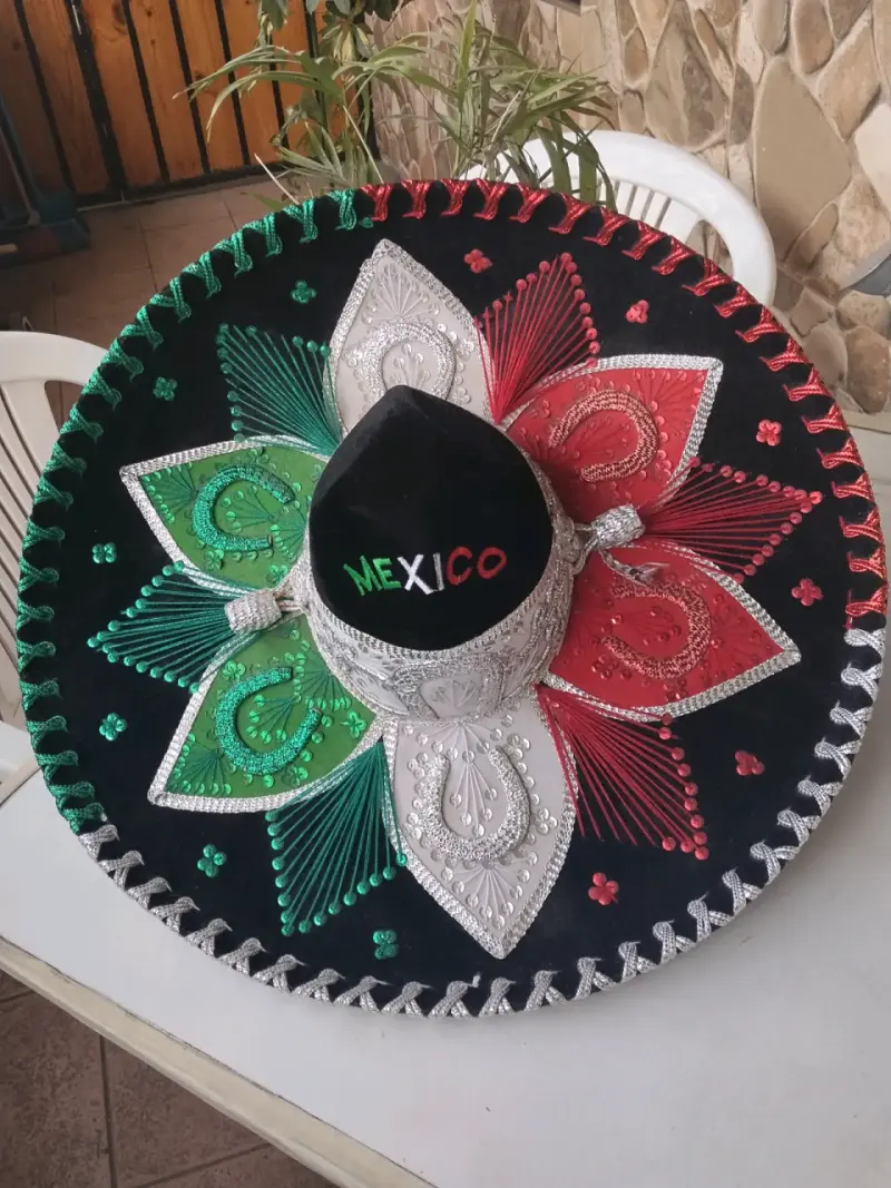 Sombrero Charro Mexicano Decorado - 3
