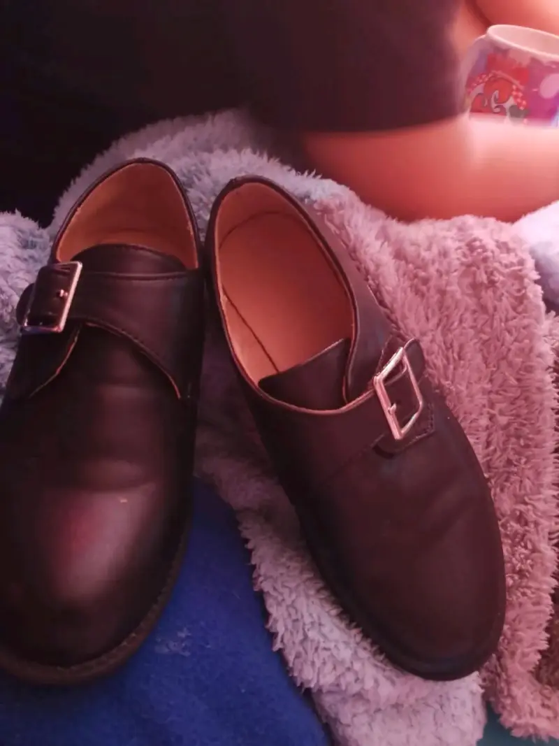 Zapatos de vestir negros para hombre con hebilla - 5