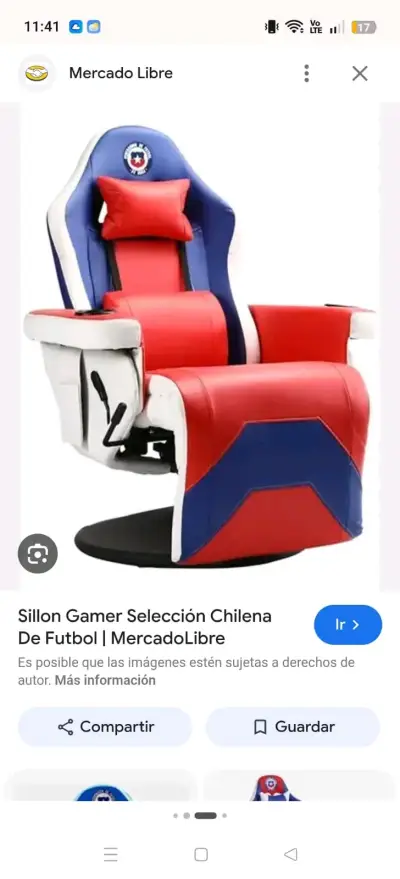Sillón Gamer Selección Chilena de Fútbol - miniatura 2