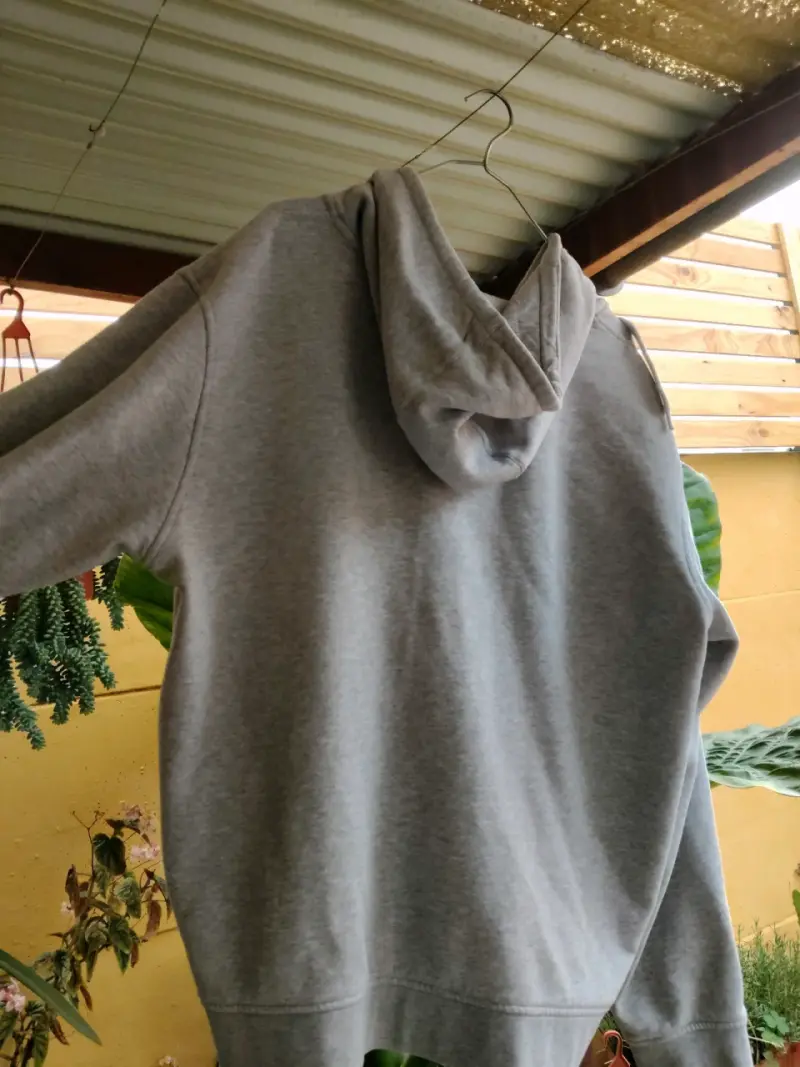 Polerón con capucha gris Lacoste Sport talla XL - 4