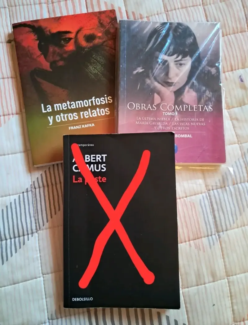 Pack de libros de Franz Kafka y María Luisa Bombal - 1