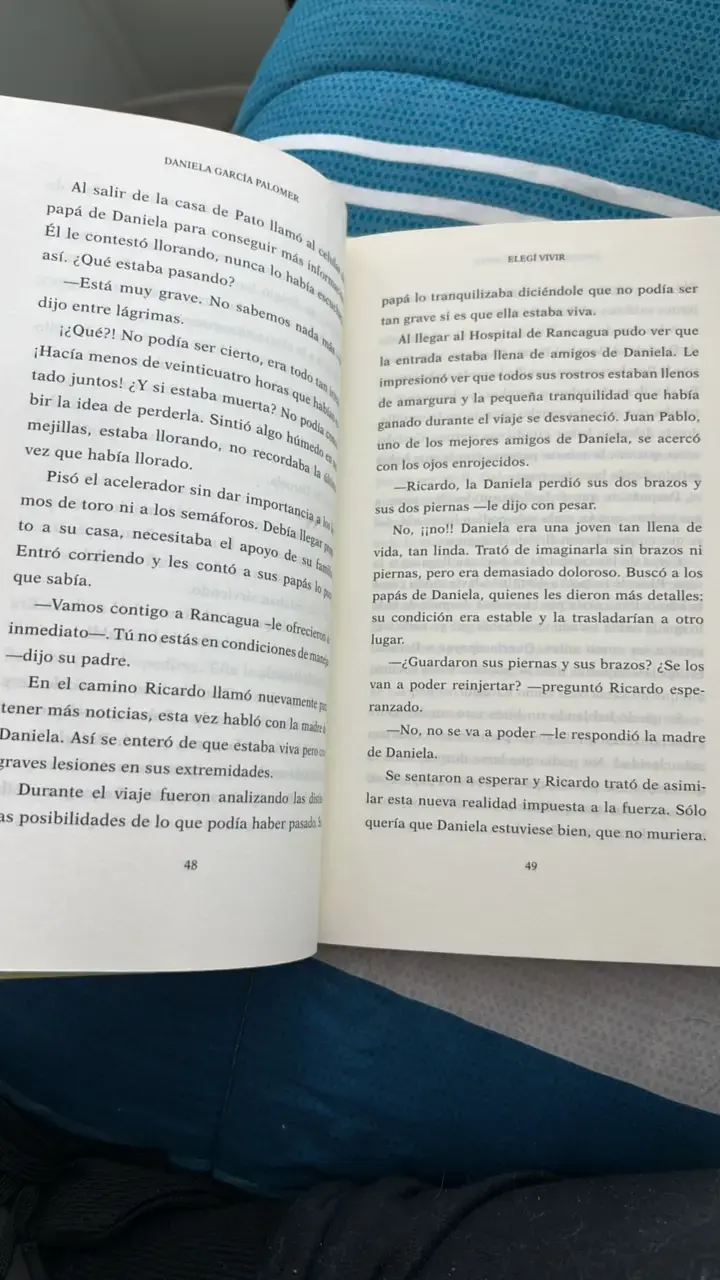 Libro Elegí Vivir de Daniela García P. - 2