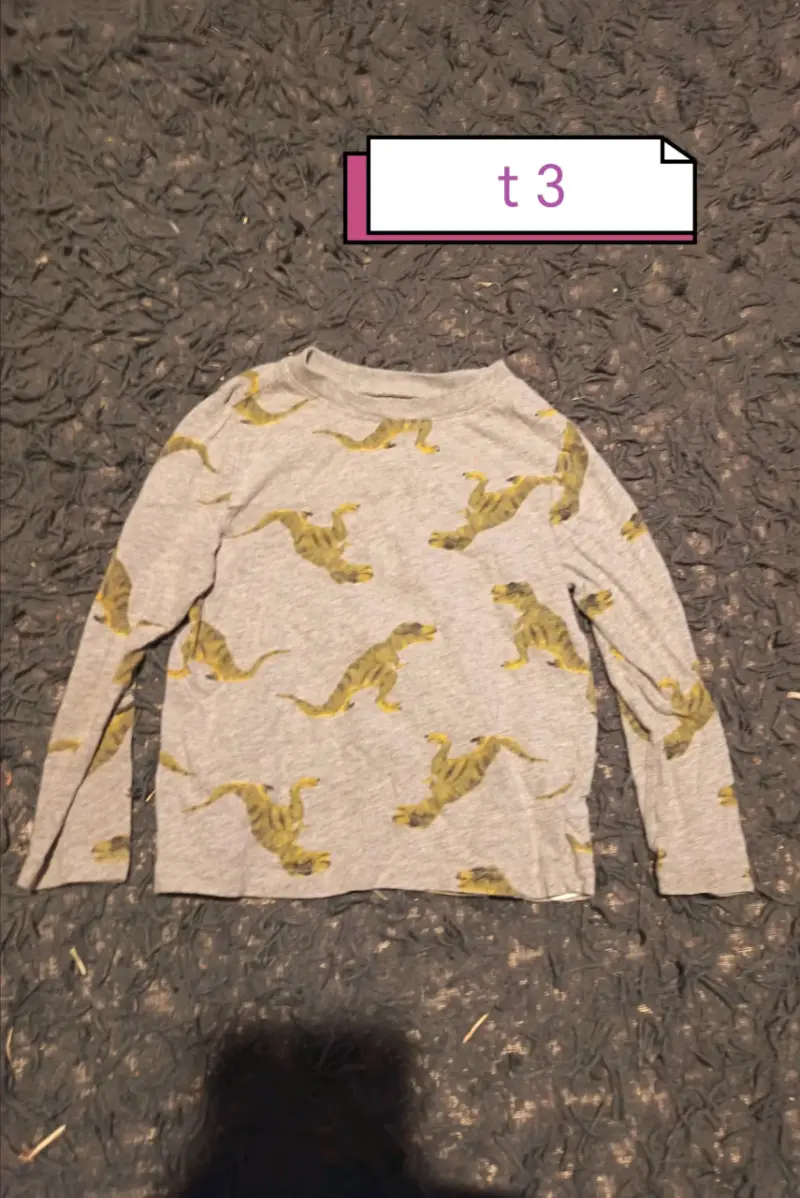 Polera infantil con diseño de oso y montaña - 5
