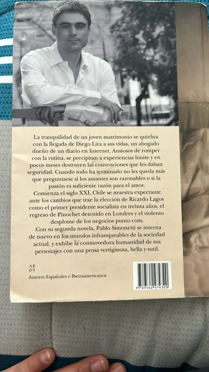 Libro 'La razón de los amantes' de Pablo Simonetti - 3