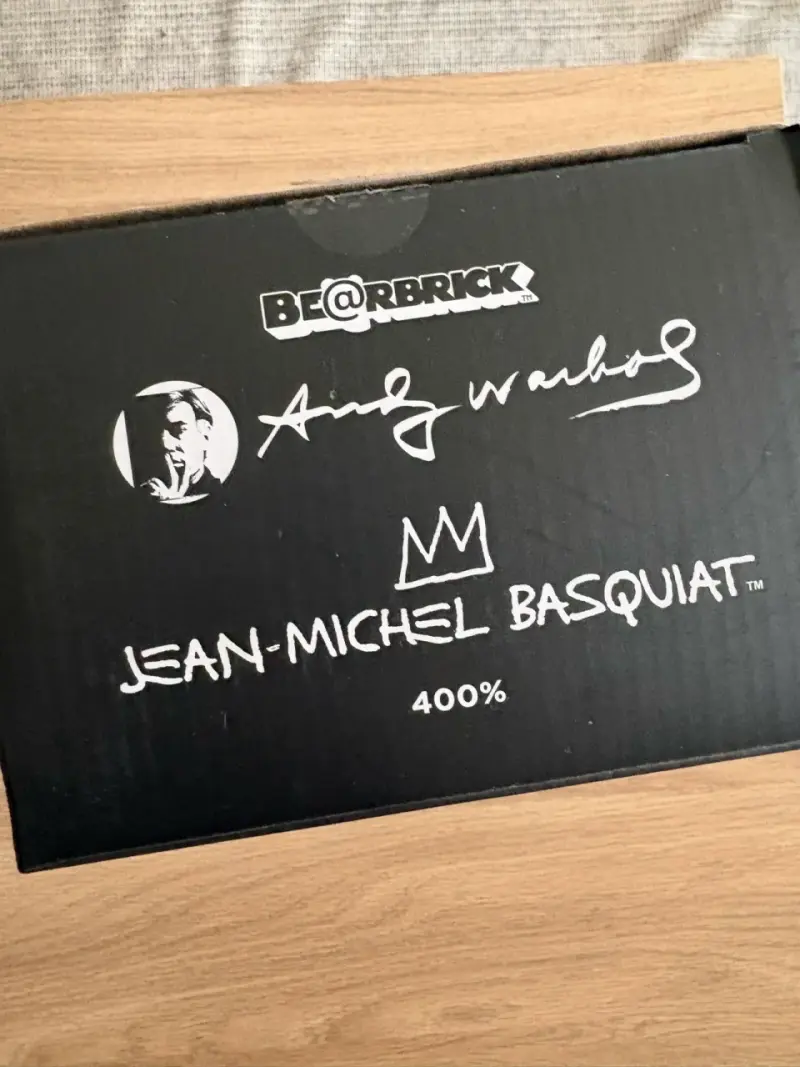 Figura Bearbrick edición Warhol/Basquiat - 2