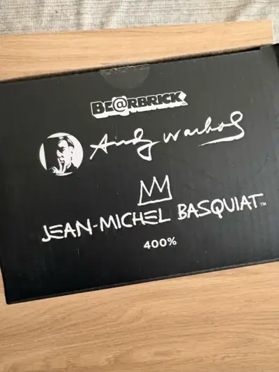 Figura Bearbrick edición Warhol/Basquiat - miniatura 2
