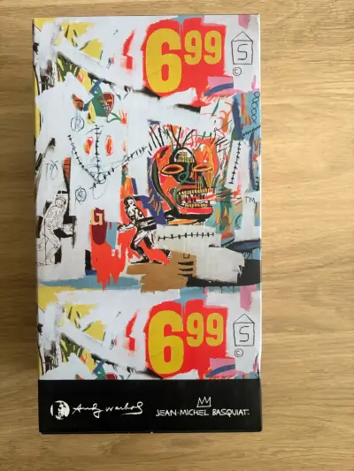 Figura Bearbrick edición Warhol/Basquiat - miniatura 3