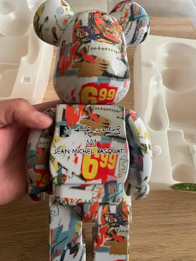 Figura Bearbrick edición Warhol/Basquiat - 5