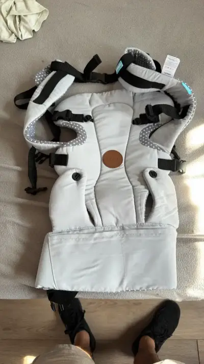 Mochila Porta Bebé Infanti Gris - miniatura 1