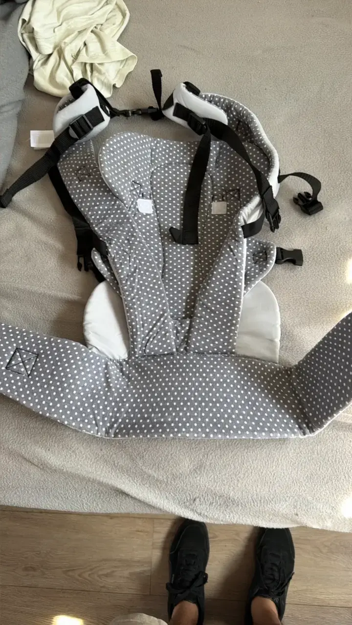 Mochila Porta Bebé Infanti Gris - 2