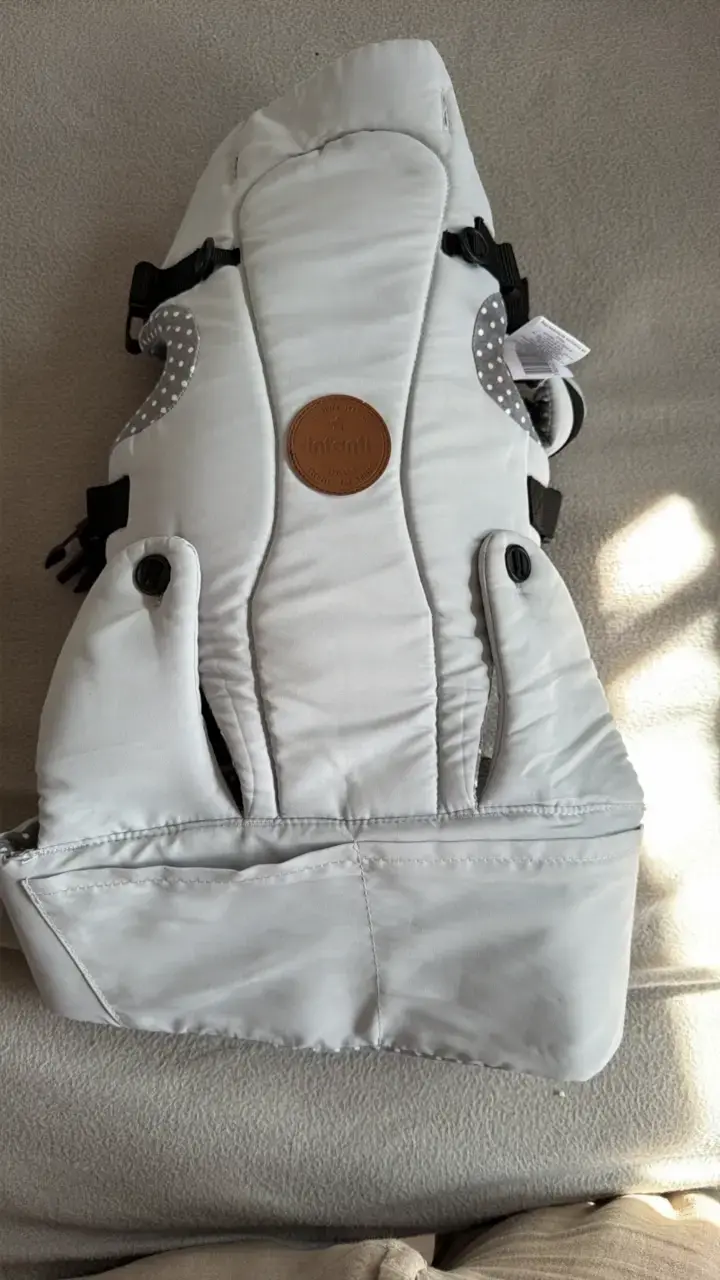 Mochila Porta Bebé Infanti Gris - 4