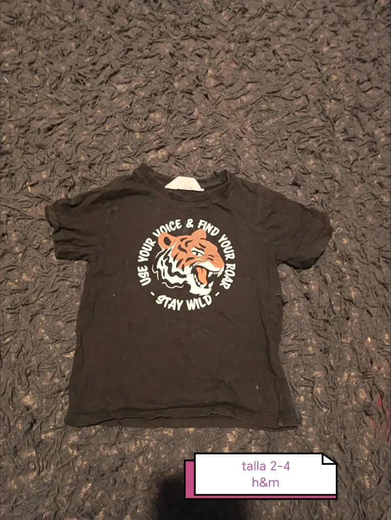 Polera negra para niño con diseño de mono Yamp - 4