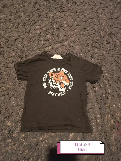 Polera negra para niño con diseño de mono Yamp - miniatura 4