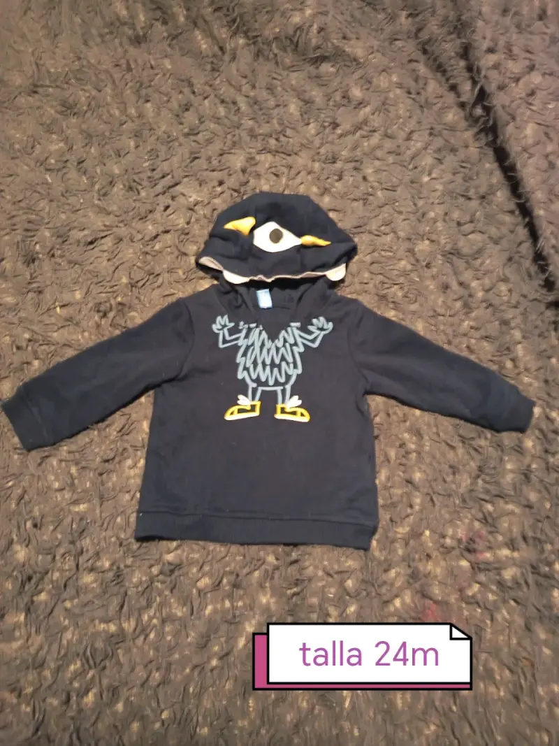 Polera negra para niño con diseño de mono Yamp - 6