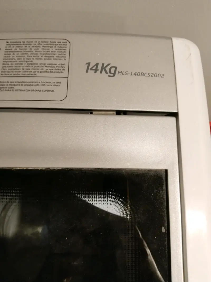 Lavadora Midea carga superior 14 kg - 6