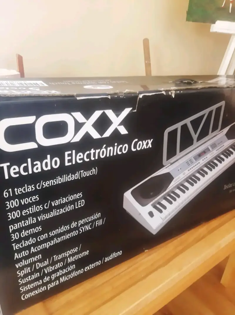 Teclado Electrónico Coxx 61 Teclas - 1