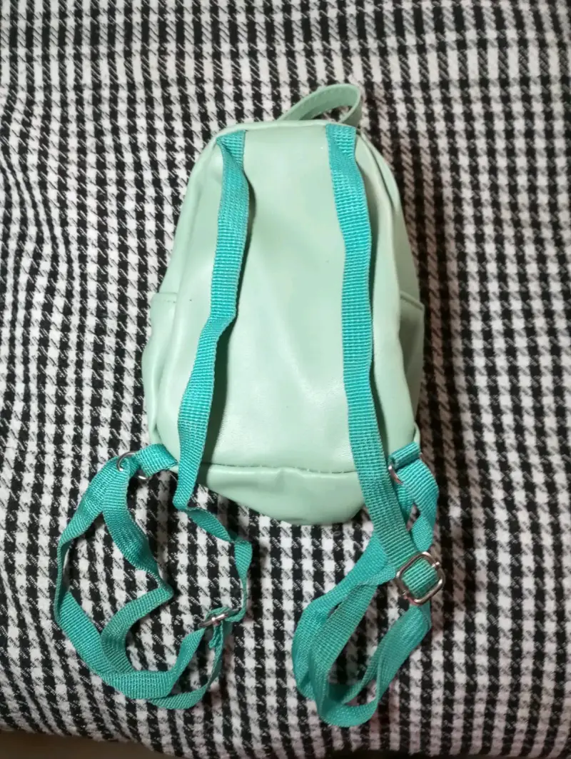 Mochila infantil verde con diseño de búho - 3