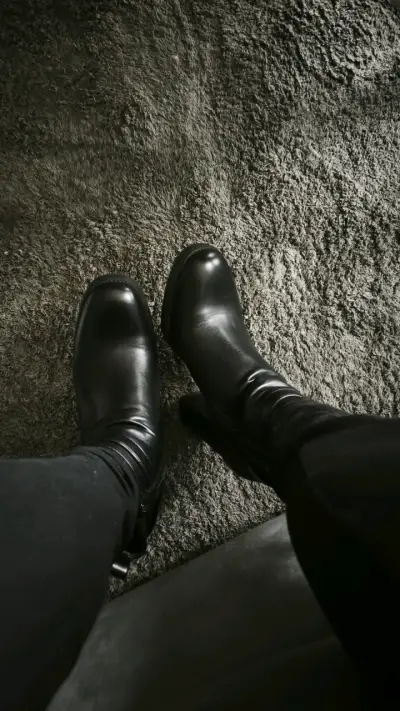 Botines de tacón alto negros para mujer - miniatura 4
