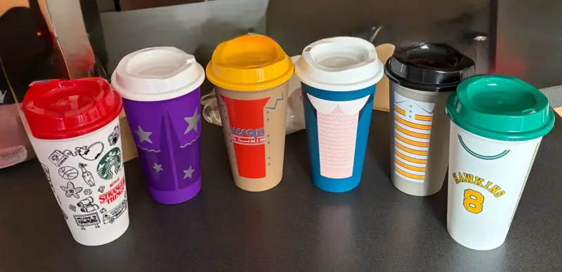 Set de vasos temáticos Stranger Things y más - 1