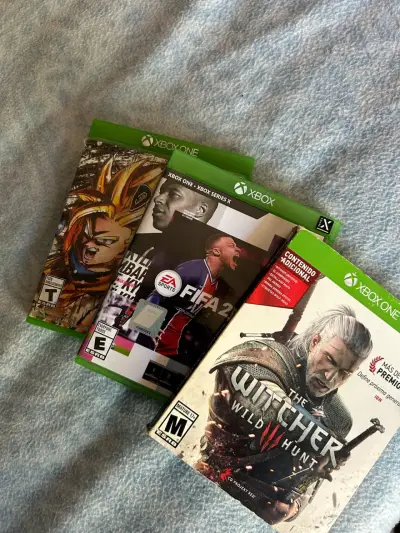 Lote de juegos Xbox One: Dragon Ball, FIFA 21 y The Witcher 3 - miniatura 1