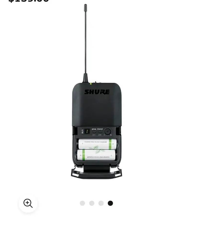 Micrófono inalámbrico Shure blx j10 - 2