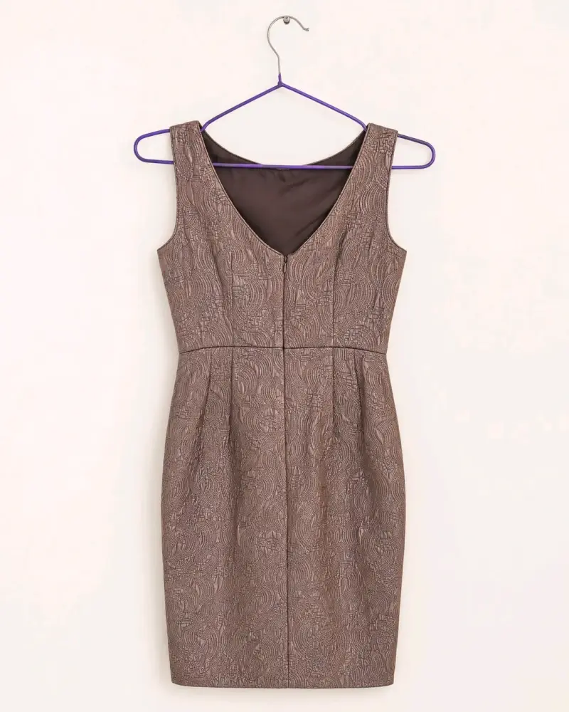 Vestido Banana Republic marrón elegante - 2