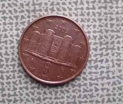 Moneda italia de 1 céntimo de euro 2005 - miniatura 1