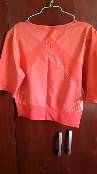 Polera deportiva coral Adidas para mujer - miniatura 2