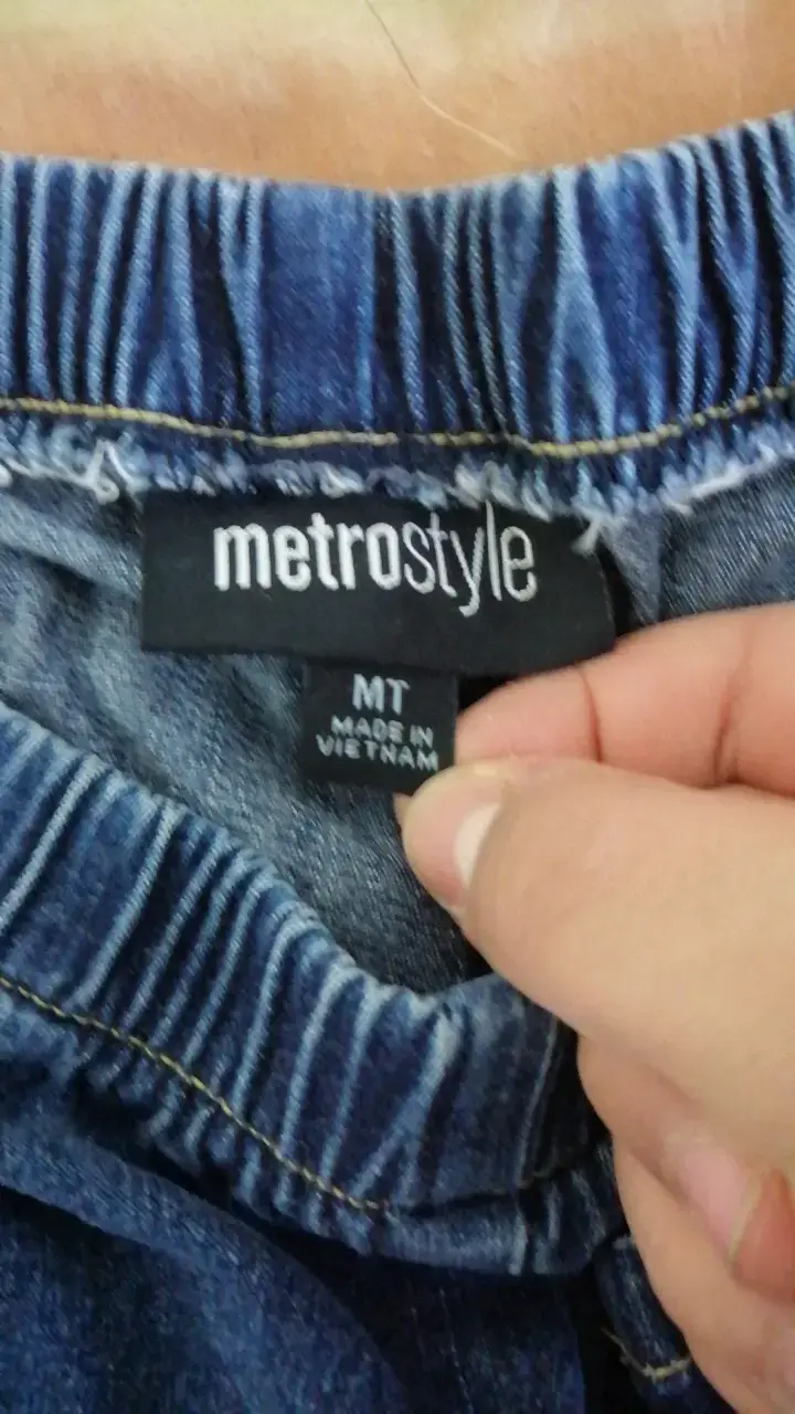 Pantalones de mezclilla azul Metrostyle para mujer - 2