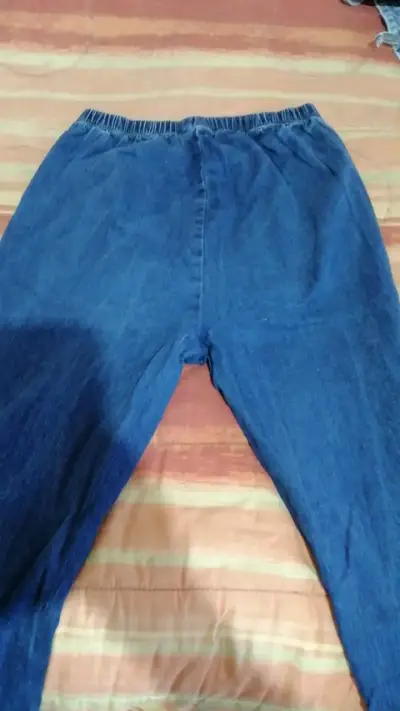 Pantalones de mezclilla azul Metrostyle para mujer - miniatura 3