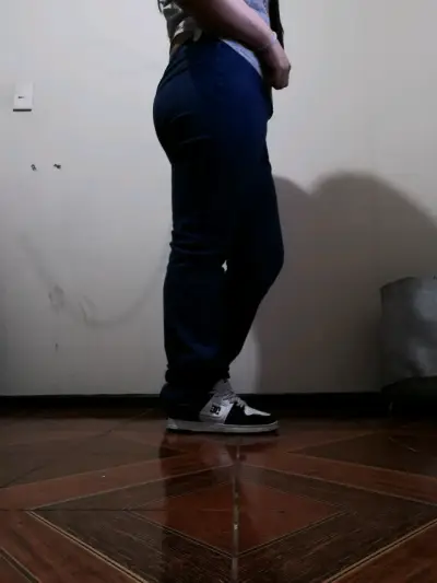 Pantalones de mezclilla azul Metrostyle para mujer - miniatura 4