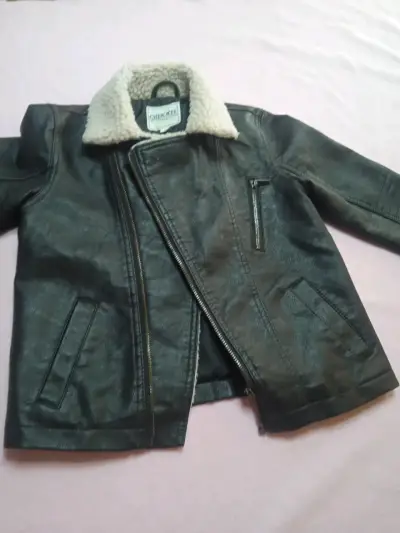 Chaqueta de cuero sintético para niña Cherokee - miniatura 3