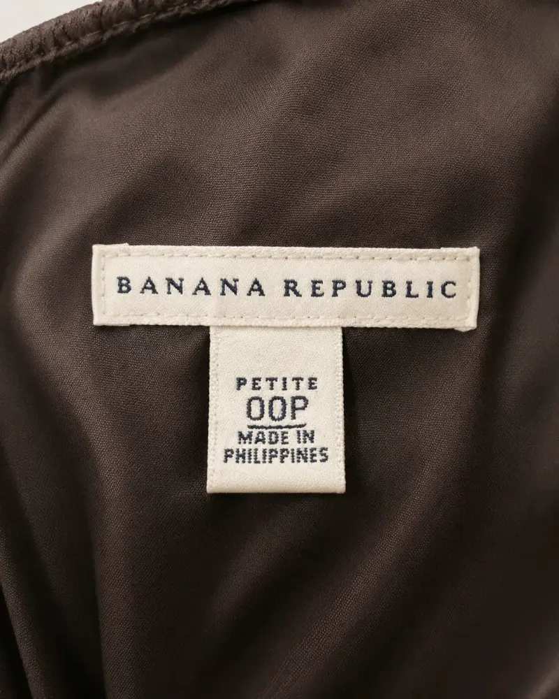 Vestido Banana Republic marrón elegante - 4