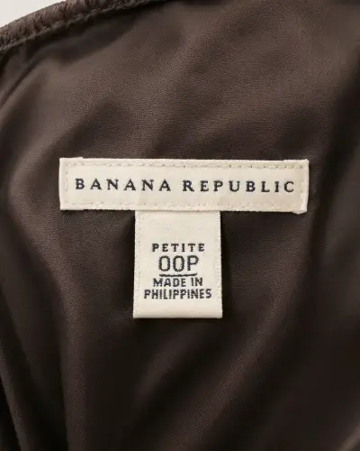 Vestido Banana Republic marrón elegante - miniatura 4