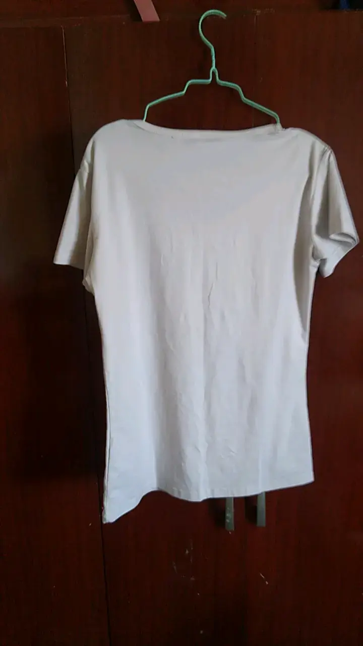 Polera blanca con logo Zara en rosa - 2