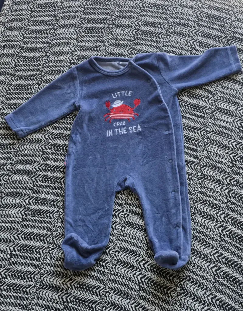 Conjunto de ropa para bebé con enteritos y chaqueta - 2