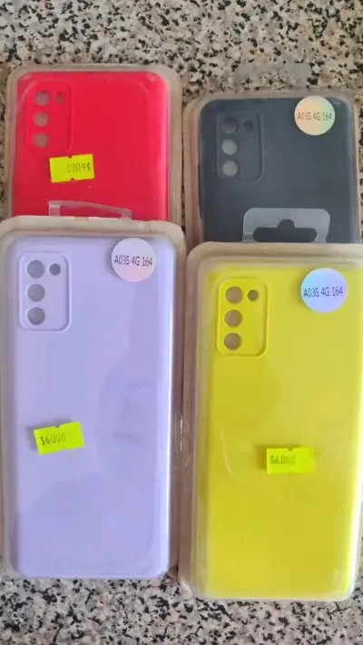 Fundas de silicona para Samsung A03S en varios colores - miniatura 1